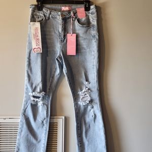 Bamboo jeans, NWT juniors sz 11. High rise skinny, original denim, but w/stretch
